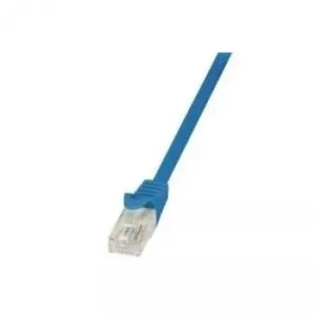 LogiLink CP2076U RJ45 sieťový kábel, patch kábel CAT 6 U/UTP 5,00 m modrý s ochranou proti vytrhnutiu 1 ks