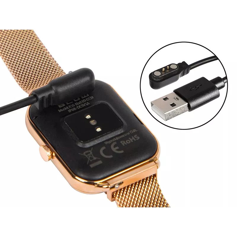 Smartwatch X16 Bluetooth ružová