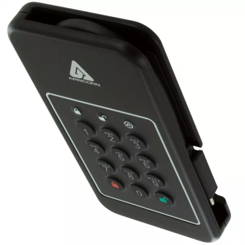 Apricorn Aegis NVX - SSD - 500 GB - USB 3.2 Gen 2 - TAA-konformné (ANVX-500GB)