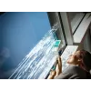 Leifheit okenný vysávač Glass Cleaner Dry&Clean s rukoväťou a stieracou kefou 51003
