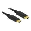 USB kábel DeLOCK 83868 USB 2.0 4 m USB C čierny