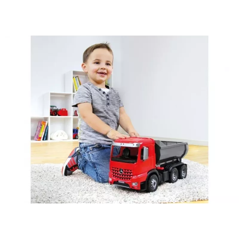 Nákladné auto Lena WORXX 04610EC sivá červená odporúčaný vek 3 roky