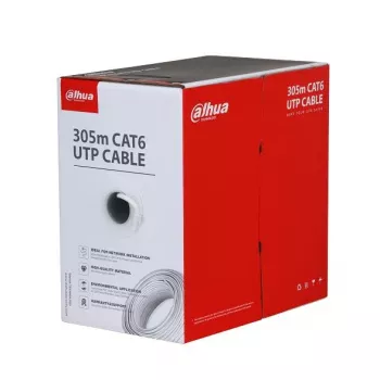 Kábel CAT6 UTP 305M Cca WEISS/PFM922I-6UN-C-Weiß Dahua