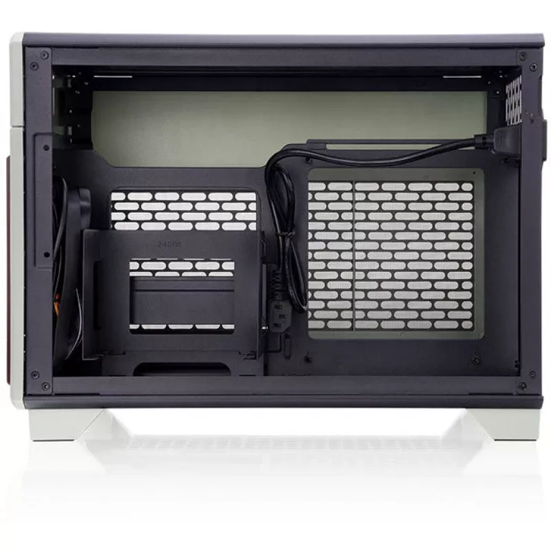 Mini skriňa THERMALTAKE TR100 WS Matcha zelená, kompaktný dizajn, podpora mini-ITX/microATX