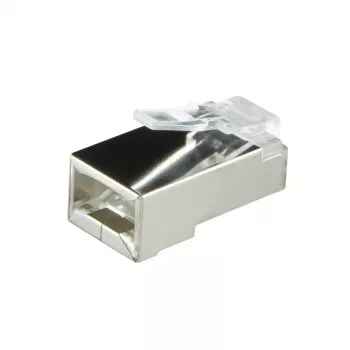 Káblový spoj RJ45 LogiLink MP0022 čierny priehľadný