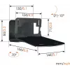 Držiak reproduktora Vogels SOUND 3205 Universal L, 15 kg