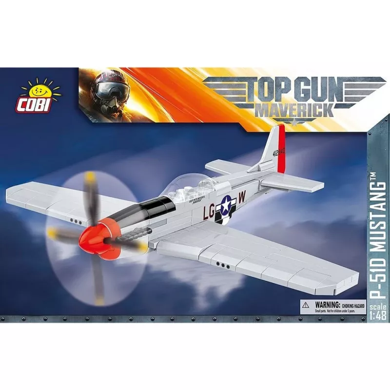 COBI 5847 Top Gun Maverick P-51D Mustang 150 kociek