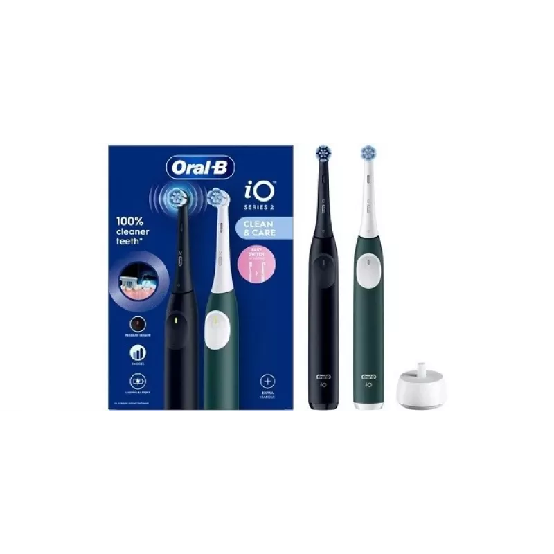 Oral-B iO SERIE 2 nočná čierna+lesná zelená