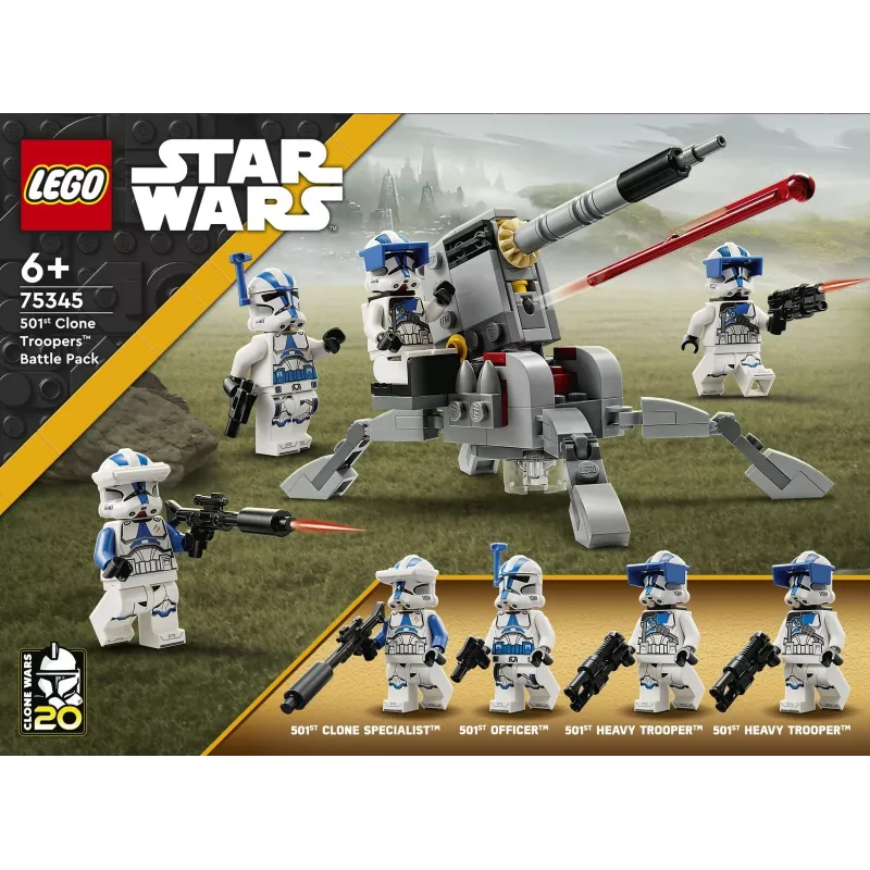 LEGO 75345 Star Wars 501st Clone Troopers Battle Pack sada stavebná hračka