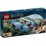 LEGO Harry Potter lietajúce auto Ford Anglia hračka pre deti od 7 rokov, chlapcov a dievčatá, stavebný model s minifigúrkou Ron Weasley a Hedviga