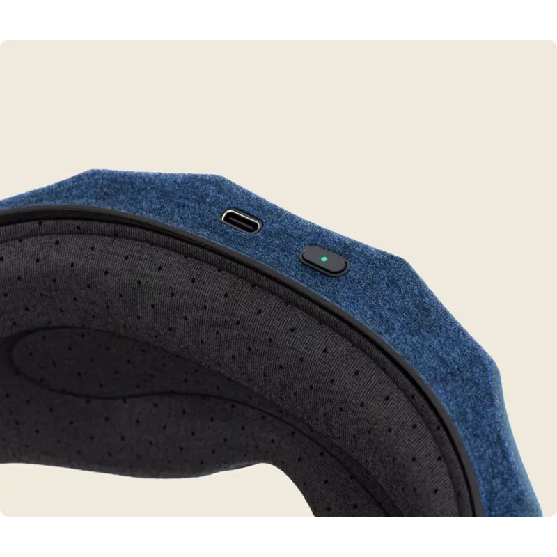 Therabody SleepMask masážny prístroj na tvár čierna, modrá
