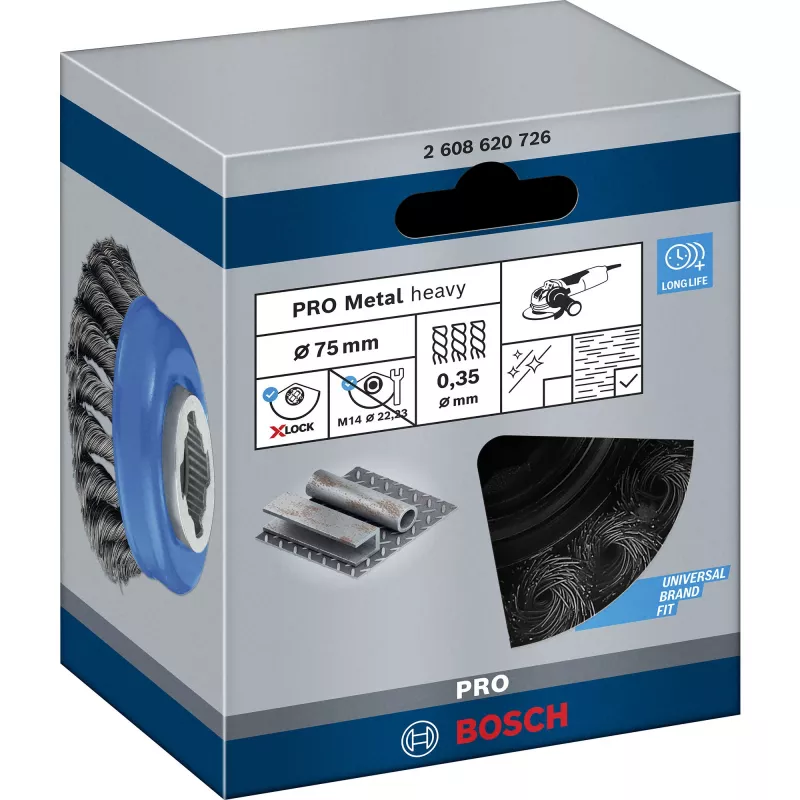 Bosch 2 608 620 726 príslušenstvo k uhlovej brúske miskovitá kefa