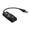 Akyga AK-AD-31 USB-3.0 na Gigabit Ethernet adaptér, RJ45, 15 cm kábel, čierna