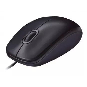 Logitech M90 káblová optická kancelárska myš — 1000 DPI, obojručná, USB Type-A, čierna