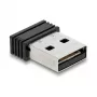 DeLOCK USB dongle bezdrôtová čítačka čiarových kódov 2,4 GHz čierna USB A