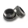 XSPC konektor G1/4 na 14 mm hardtube, čierny chróm - 8 ks