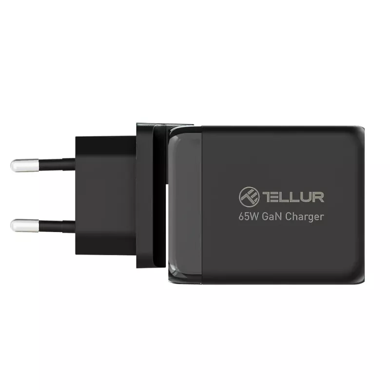Nástenná nabíjačka Tellur TLL151451 65W, 3-port (2x USB-C, 1x USB-A)