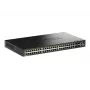 D-Link 52-port Gigabit Stackable PoE+ Smart Managed switch so 4 x 10G SFP+ portami