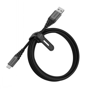 Otter Products OtterBox Premium – USB kábel – 24-pinový USB-C (M) na USB (M) – USB 2.0 – 3 A – 2,0 m – Dark Ash čierna (78-52665)