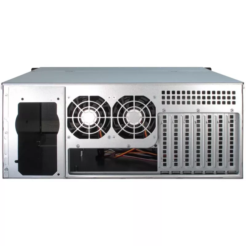 Serverová skriňa Inter-Tech 4U-4408 Rack čierna, strieborná