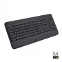 Logitech Signature K650 Bezdrôtová klávesnica, Bluetooth 5.1, QWERTZ, švajčiarska (CH), grafitová (920-010912)