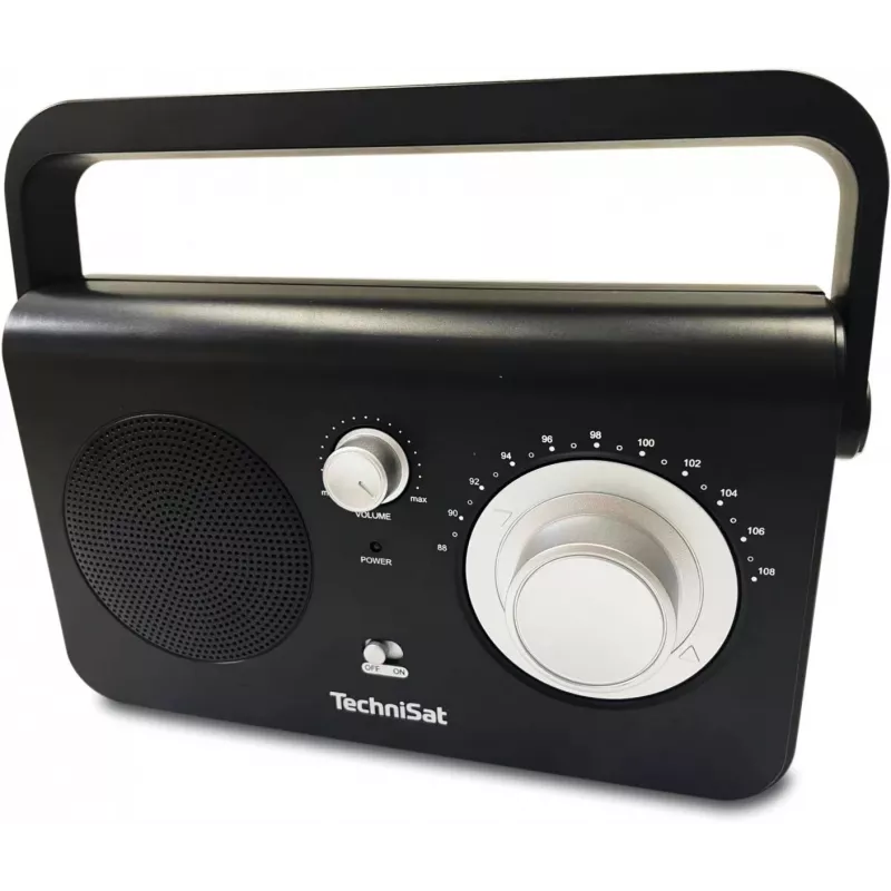 Prenosné rádio TECHNISAT CLASSIC 100 — analógové UKV, 1 W RMS, 3,5 mm, biela