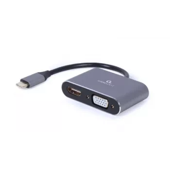 Cablexpert A-USB3C-HDMIVGA-01 USB grafický adaptér sivá