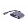 Cablexpert A-USB3C-HDMIVGA-01 USB grafický adaptér sivý