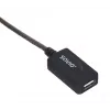 Aktívny USB predlžovací kábel SAVIO CL-130 10 m USB 2.0 A konektor samec–konektor samica, 5 V, čierny