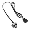 XSPC ARGB LED záslepka, G1/4, 5V 3Pin - chróm