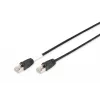 Digitus sieťový kábel CAT 6 S/FTP outdoorový patch kábel RJ-45 Cat6 10 m čierny