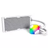 AIO vodné chladenie Montech Hyper Flow ARGB 240 mm biele — 240 mm radiátor, ARGB osvetlenie, biele prevedenie