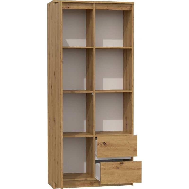 Topeshop RS-80 BILY ART kancelársky regál
