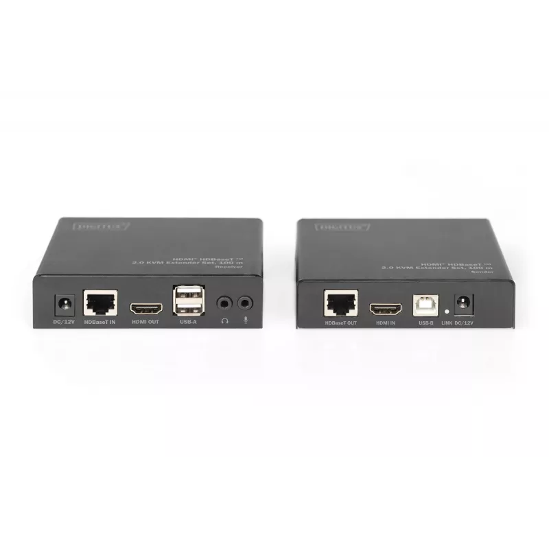 Digitus 4K HDMI HDBaseT™ 2.0 KVM predlžovač sada, 100 m