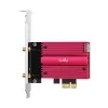 Interná WLAN Bluetooth sieťová karta Cudy WE9300S PCIe, Wi‑Fi 7 (802.11be) tri-band 2.4/5/6 GHz, 5765 Mbit/s, Bluetooth 5.4, externá 2x2 anténa