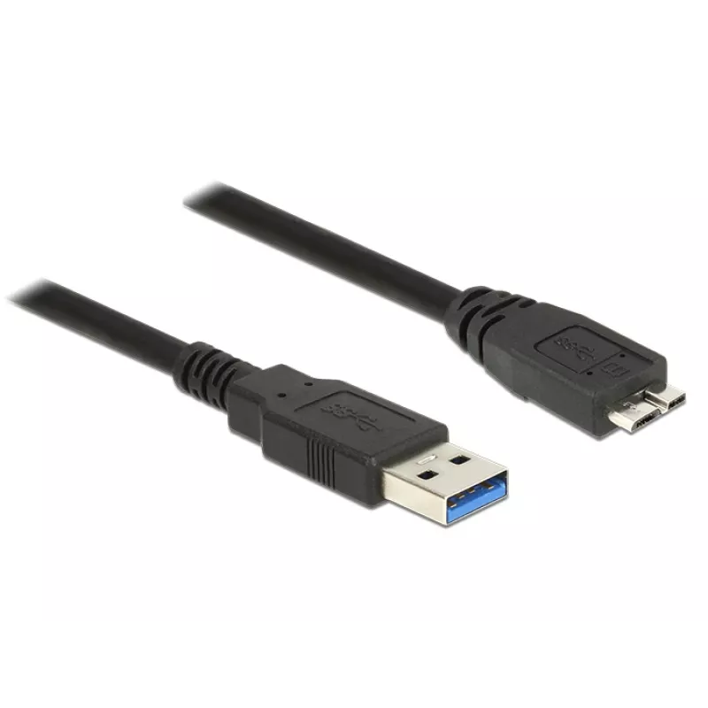 USB kábel DeLOCK 85073 USB 3.2 Gen 1 1,5 m USB A Micro-USB B čierny