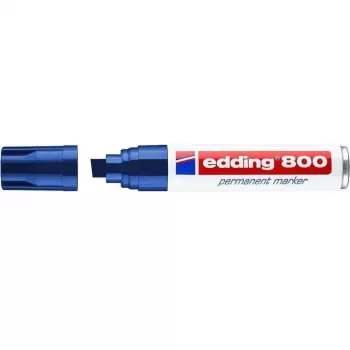 Permanentný marker Edding 800 kužeľový hrot modrý