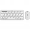 Logitech Pebble 2 Combo Set, biela, bezdrôtová, nemecká, 920-012204