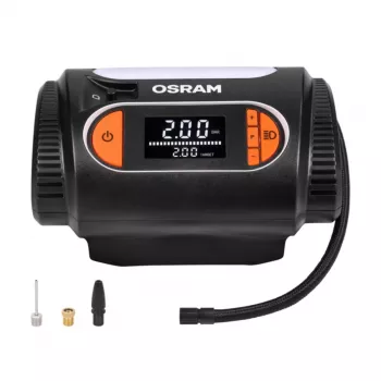 Vzduchový kompresor Osram TyreInflate 2120 – kompaktný 12V batériový hustilka pneumatík (OTI2120)