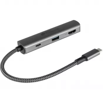 USB Type-C hub Alcasa HUB-C002A 5000 Mbit/s HDMI USB 3.0