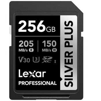Flash pamäť Lexar 256 GB UHS-I SDXC SilverP