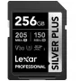 Flash pamäť Lexar 256 GB UHS-I SDXC SilverP