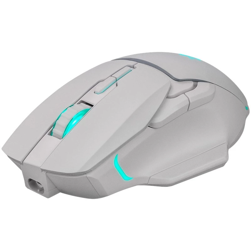 Bezdrôtová myš DEFENDER Stix GM-009 RF — optická 3200 DPI, 6 tlačidiel, obojručná, USB RF, na batérie, biela