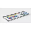 Klávesnica Logickeyboard ALBA Universal USB AZERTY French strieborná
