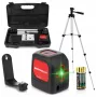 Čiarový laser Vorel PS-CL30GSET zelený krížový laser 30 m so statívom