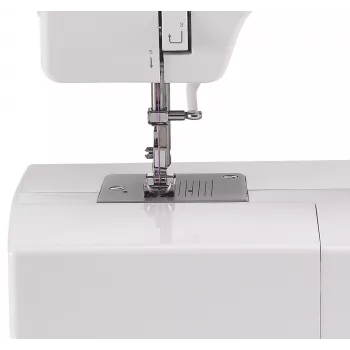 SINGER automatický šijací stroj Promise 1412 — elektrický, 12 vstavaných stehov, otočný volič, biela