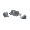 USB 2.0 čítačka kariet Gembird FD2-SD-1 — MMC/SD/SDHC/SDXC, 73×30×10 mm, 13 g, čierna