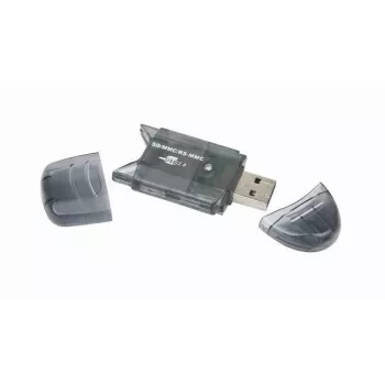 USB 2.0 čítačka kariet Gembird FD2-SD-1 — MMC/SD/SDHC/SDXC, 73×30×10 mm, 13 g, čierna