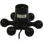 Svietidlo EUROLITE Hexopus 51100650 čierne