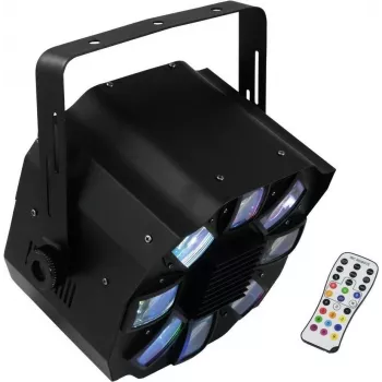 Svietidlo EUROLITE Flower Effect Light FE-700 LED 7 farieb, kompaktný pódiový/disco efekt